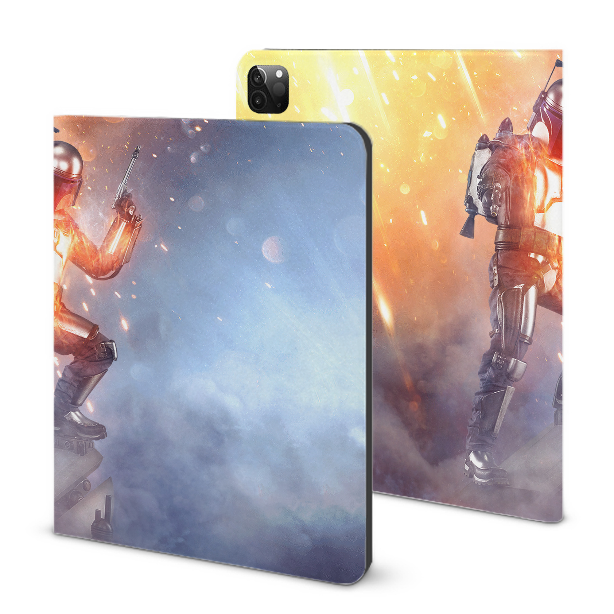 （画像用） スター・ウォーズ Star Wars IPadケース ペンホルダー付き ブックスタイルデザイン